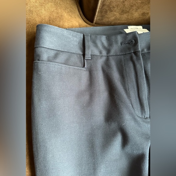 Talbots Navy Blue Curvy Straight Leg Mid Rise Sz 10 With Back Pockets - Picture 2 of 13